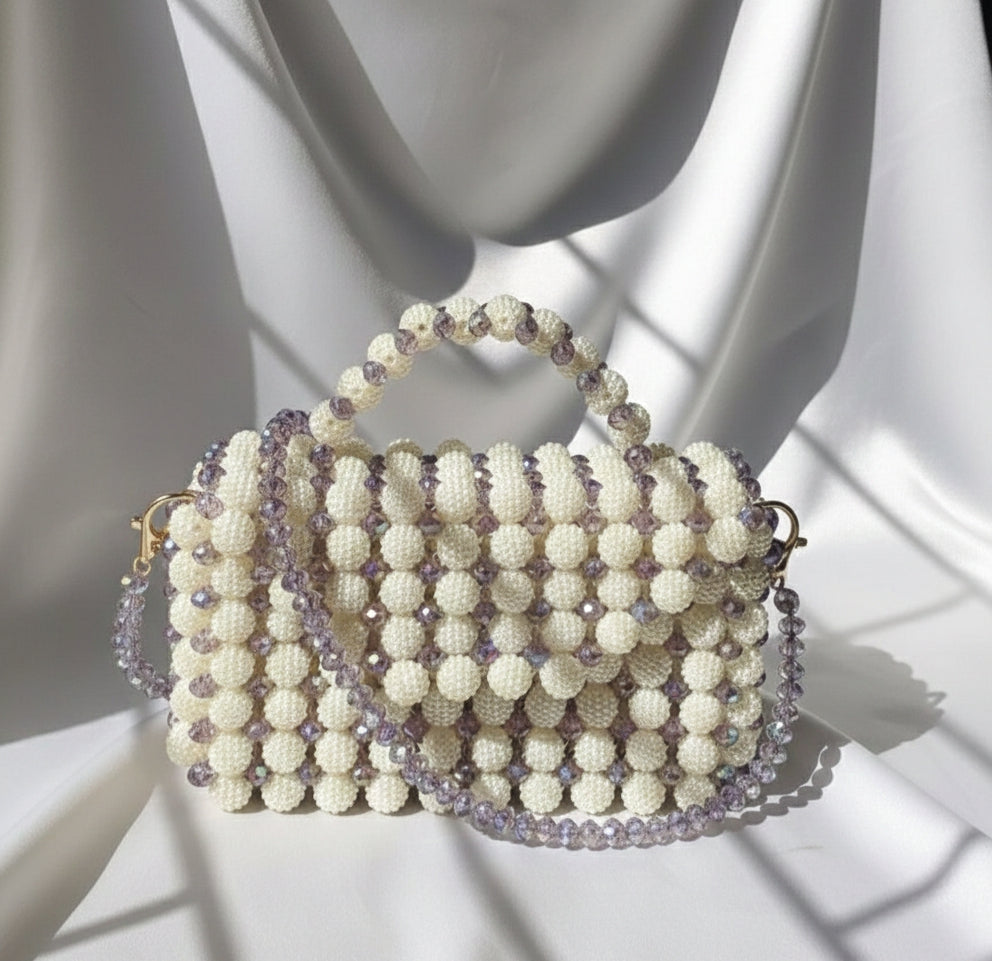 Handmade Pearl Bead Bag for Kids